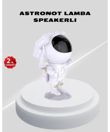 Astronot Yıldız Projeksiyon Lambası 8 Efektli Uzaktan Kumandalı Gece Işığı