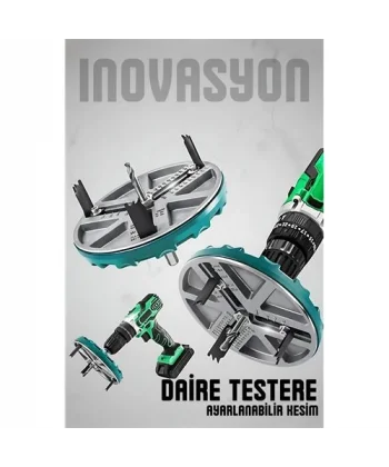 Ayarlanabilir Daire Testere Ucu 45–130 mm | Profesyonel Delme Aparatı