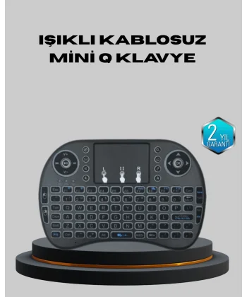 Aydınlatmalı Touchpad’li Q Klavye – Türkçe Karakterli USB Bağlantılı Numerik Tuş Takımı