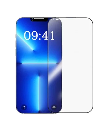 Baseus Crystalline iPhone 14 Plus/13 Pro Max için Parlama Önleyici Tempered Cam Ekran Koruyucu-(5775)