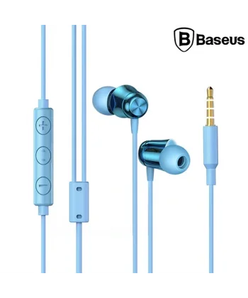 Baseus Encok H13 3.5mm Jack Mikrofonlu Kulak İçi Kulaklık Auriculares Fone De Ouvido-(5775)