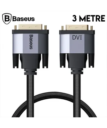 Baseus Enjoyment Series DVI TO DVI HDTV Projector Kablo 3 Metre-(5775)