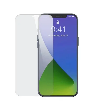 Baseus İPhone 12 Pro Max 6.7  0.3mm Ful Tempered Cam Ekran Koruyucu 2 Adet Set-(5775)