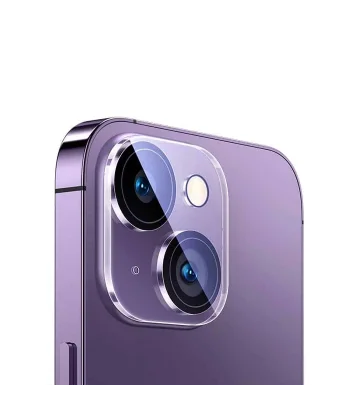 Baseus iPhone 15/15 Plus için Crystal Serisi HD Cam Kamera Koruyucu 2 Adet Set-(5775)