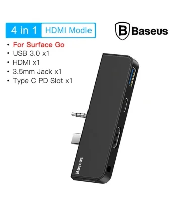 Baseus Multifunctional HUB Surface Go(Type-C+Audio to HD4K+USB3.0+Type-C(data)+Audiok-(5775)
