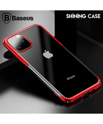 Baseus Shining Case İPhone 11 Pro Max 6.5 Ultra ince Silikon Kılıf-(5775)