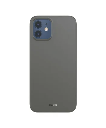 Baseus Wing Case İPhone 12 6.1 Kılıf Ultra İnce Lux Mat Şeffaf Kılıf-(5775)