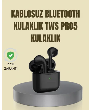 Bluetooth 5.1 Teknolojili TWS Pro 5 – Güçlü ve Kararlı Bağlantı