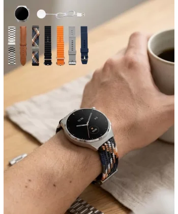 Bluetooth Akıllı Saat 7 Kordonlu Arama Özellikli Uyku ve Aktivite Takipli