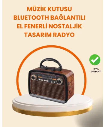 Bluetooth Hoparlör – Kablosuz Bağlantı Geniş Ses Alanı Radyo Destekli Hafif ve Taşınabilir