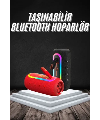 Bluetooth Hoparlör USB Şarjlı Uzun Pil Ömrü Android ve İOS Uyumlu Renkli