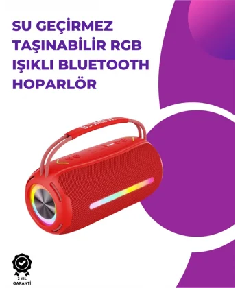 Bluetooth Kablosuz Hoparlör – Taşınabilir Güçlü Ses