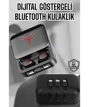 Bluetooth Kulaklık Bluetooth Bağlantılı Powerbankli Yeni Nesil Kulaklık