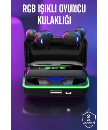 Bluetooth Kulaklık Powerbankli Yüksek Ses Kaliteli Şarj Göstergeli