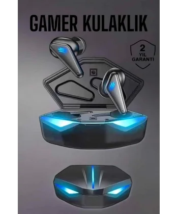 Bluetooth Oyuncu Kulaklığı Led Işıklı Kablosuz ANC Özelliği