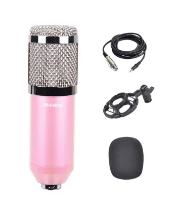 BM800 Condenser Stüdyo Profesyonel Kayıt ve Yayın Mikrofonu Studio-(5775)