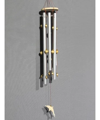 Boncuklu Metal Rüzgar Çanı 3dıarta-28