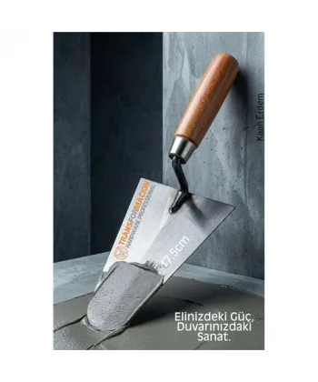 Çelik Sıvacı Malası 17.5 cm - Ultra Dayanıklı Ergonomik Saplı Premium Mala