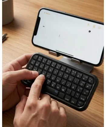 Cep Boyutu Kablosuz Bluetooth Klavye Telefon ve Tablet Uyumlu