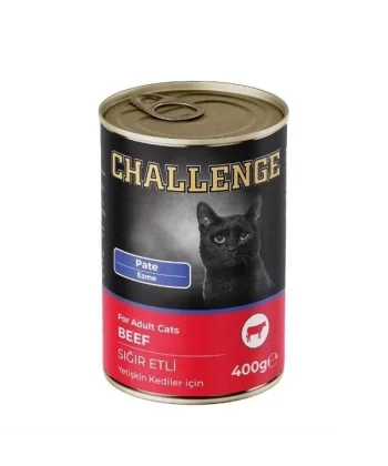 Challenge Pate Sığır Etli Yetişkin Konserve Kedi Maması 400 Gr