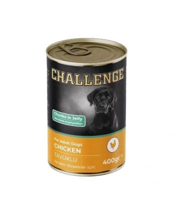 Challenge Tavuklu Yetişkin Konserve Köpek Maması 400 Gr