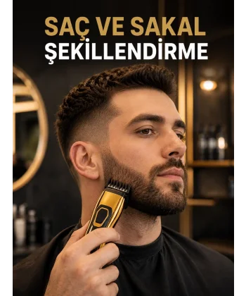 Çift Kademeli Güç Modlu Kablosuz Kişisel Bakım Seti