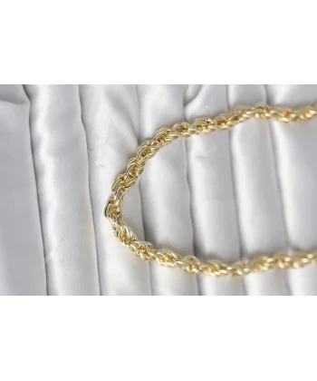 CM 14K Gold Renk Kalın Burgu Zincirli Model 60 cm Kadın Kolye