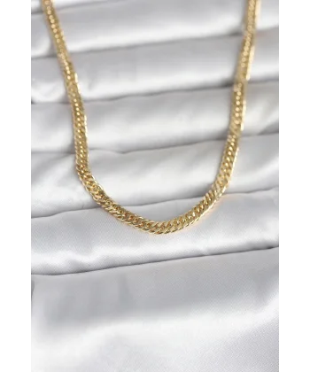CM 14K Gold Renk Zincir Model 45 cm Kadın Kolye