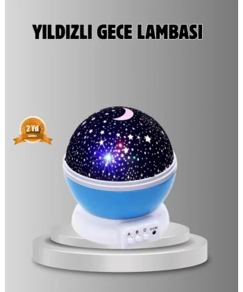 Çocuk Gece Lambası 6 Modlu Renkli LED Enerji Tasarruflu Masal Işığı