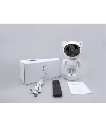 Çocuklara Özel Projeksiyon Astronot Lamba Speaker Sevimli