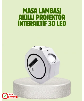 Çok Modlu Yıldız ve Okyanus Efektli Gece Işığı Projektörü