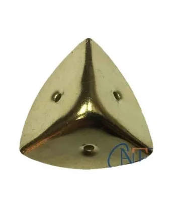 Dekoratif, Kutu, Sandık Köşesi - 45x28 Mm, Büyük, Sarı, 100 Adet