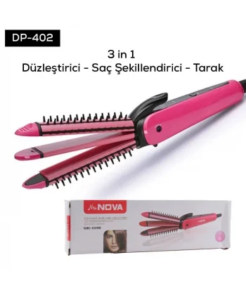 Dempower Kalın Başlıklı Rulo Taraklı Maşa