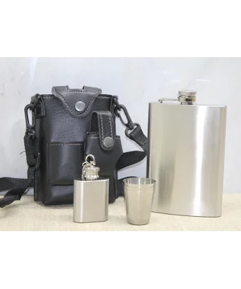 Deri Kılıflı Matara Seti Alk3928