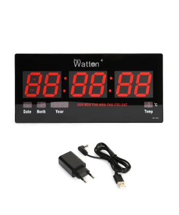 Dijital Duvar Ve Masa Saati Wt-109