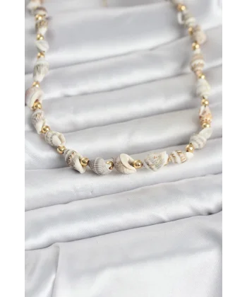 Doğal Deniz Kabuğu Dizi Kadın Kolye