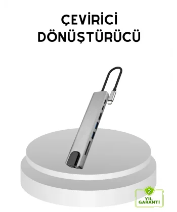 Dönüştürücü Hub – Kompakt Dayanıklı ve Yüksek Hızlı Bağlantı