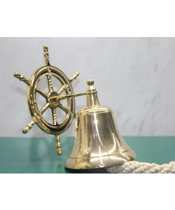 Dümenli Pirinç Duvara Asmalı Çan 4141