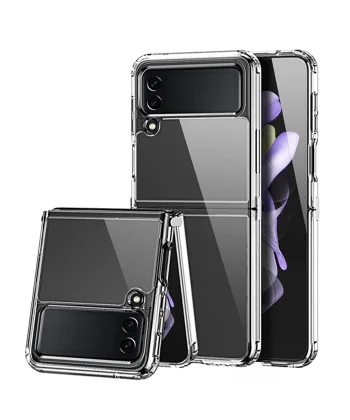 Dux Ducis Crystal Clin Series Samsung Galaxy Z Flip3 5G Shockproof Şeffaf Silikon Kılıf-(5775)