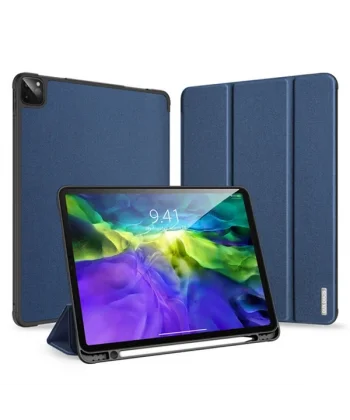 DUX DUCİS iPad Pro 12.9 (2021-2020-2018 )Kılıf Kalem Yerli Soft Tpu Mıknatıslı Domo Series Kılıf-(5775)