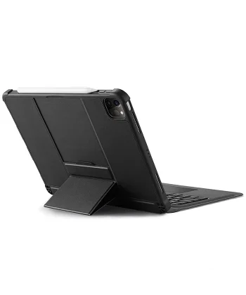 Dux Ducis iPad Pro 12.9 2022/2021/2020 SK Series Kablosuz Bluetooth Klavye Touchpad Kılıf-(5775)