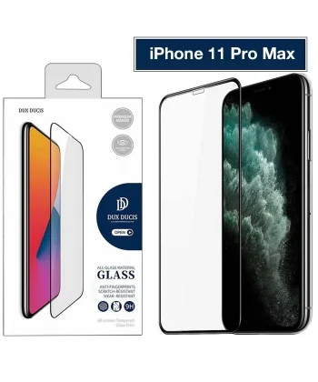 Dux Ducis iPhone 11 Pro Max Tempered Cam Ekran Koruyucu 10D Full Kaplama-(5775)