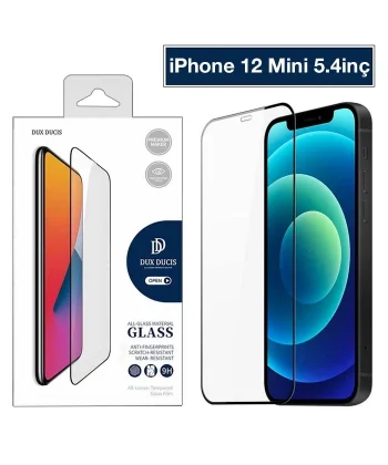 Dux Ducis iPhone 12 Mini 5.4 Tempered Cam Ekran Koruyucu 10D Full Kaplama-(5775)