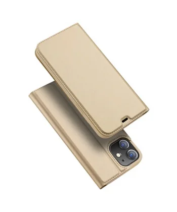 DUX DUCİS İPhone 12 Mini Kılıf Kapaklı Flip Cover Kılıf Skin Pro Series Kılıf-(5775)