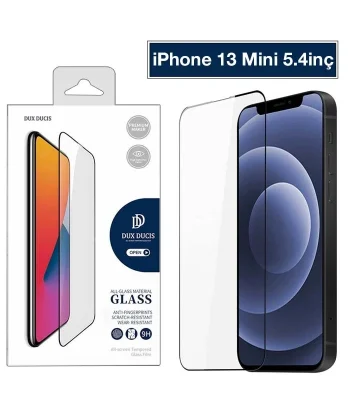 Dux Ducis  iPhone 13 Mini 5.4inç Tempered Cam Ekran Koruyucu 10D Full Kaplama-(5775)