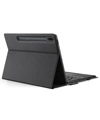 Dux Ducis SM Galaxy Tab S8 Plus-S7 Plus-S7 FE ile Uyumlu Bluetooth Klavye Touchpad Kılıf-(5775)