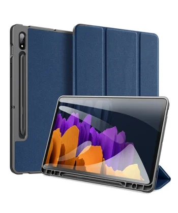 Dux Ducis SM Galaxy Tab S8 (X700/X706) S7 (T870/T875/T876B) Kılıf Kalem Yerli Mıknatıslı Domo Series-(5775)