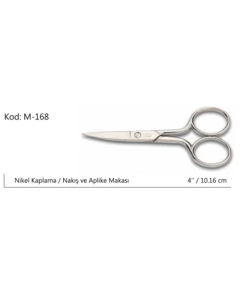 Europe Kalın Nakış Makası Süper Kalite No:4 10,16 Cm