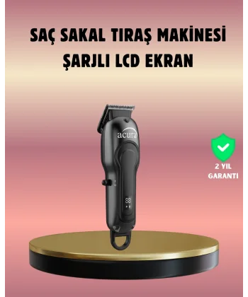 Evde ve Profesyonel Kullanıma Uygun Turbo Modlu Tıraş Makinesi