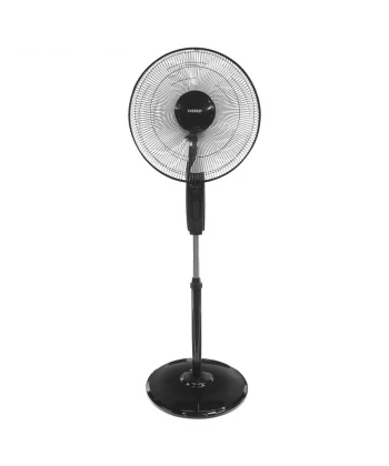 EVEREST FAN11 SİYAH CoolAir 3 Kademeli Hız 40cm 5 Kanat Pervane ve Çerçeve 45W Otomatik Salınım Yükseklik Ayarlı Vantilatör(1923)